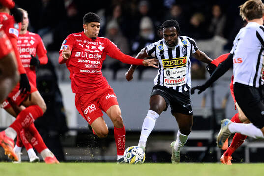 Värnamos Luke Le Roux och Landskronas Kofi Asare