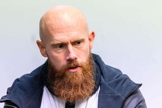 Landskronas tränare Max Mölder