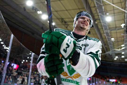 Färjestads Joel Kellman jublar