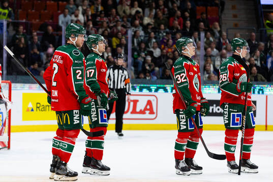 Frölundas Christian Folin, Isac Born, Noah Hasa och Isac