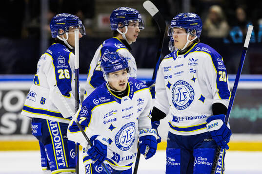 Leksands Marcus Karlberg jublar