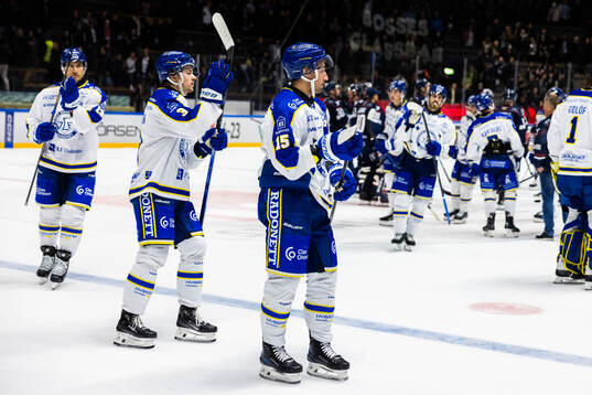 Leksands Fred Nilsson och Max Veronneau deppar