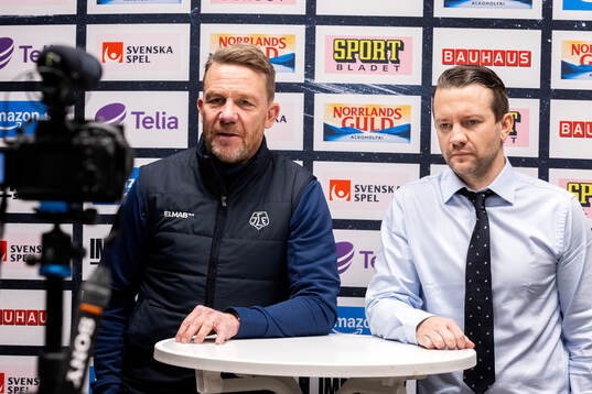 Leksands tränare Charles Berglund och Linköpings