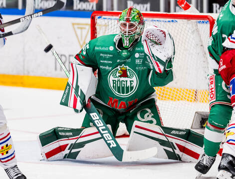 Under ishockeymatchen i SHL mellan Rögle och Timrå