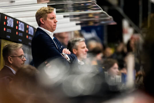 HV71s tränare Anton Blomqvist