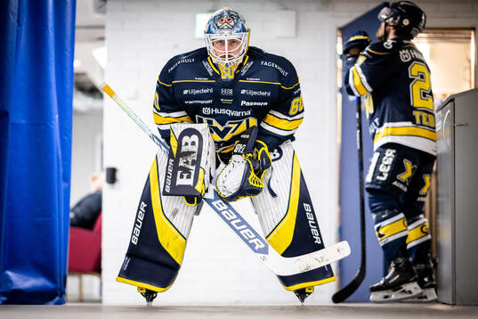 HV71s målvakt Hugo Alnefelt