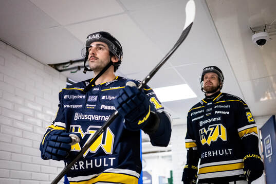 HV71s Joseph Laleggia och John Nyberg