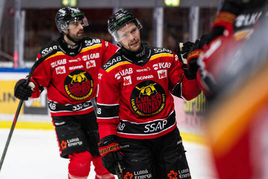 Luleås Einar Emanuelsson jublar