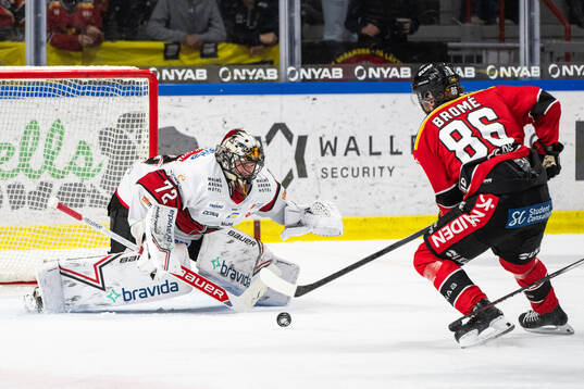 Malmö Redhawks målvakt Daniel Marmenlind och Luleås