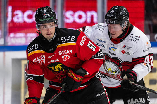 Luleås Markus Nurmi och Malmö Redhawks Robin Salo
