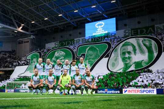 during the Women's Champions League football match between