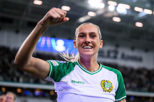Ellen Wangerheim of Hammarby celebrates