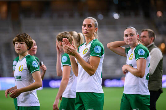 Ellen Wangerheim of Hammarby  looks dejected