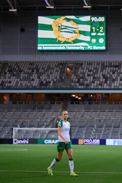 Ellen Wangerheim of Hammarby looks dejected