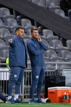 Gareth Taylor, head coach of Manchester City