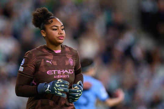 Goalkeeper Khiara Keating of Manchester City