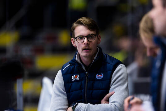 Oskarshamns tränare Albin Blomqvist