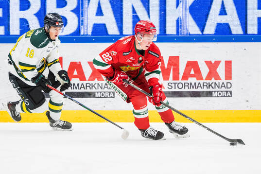 Östersunds Theo Jacobsson och Moras Petter Vesterheim