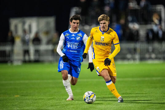 Oddevolds Endrim Salihi och IFK Göteborgs Felix Eriksson