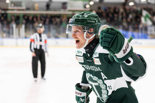 Tingsryds Teemu Tallberg jublar