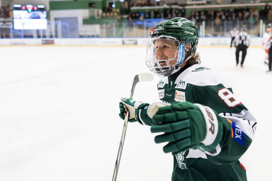Tingsryds Linus Hedman jublar