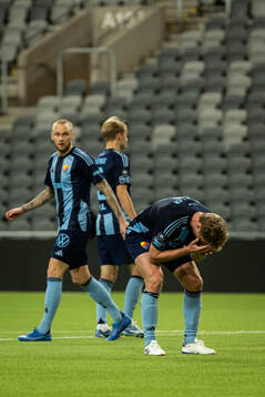 Djurgårdens Rasmus Schüller deppar