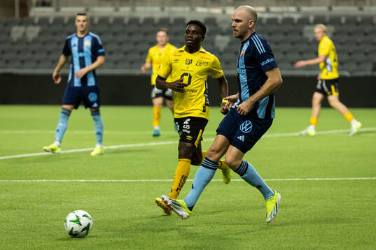 Elfsborgs Michael Baidoo och Djurgårdens Marcus Danielson