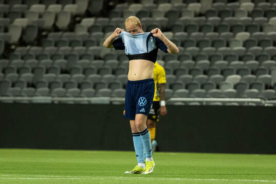 Djurgårdens Peter Therkildsen deppar