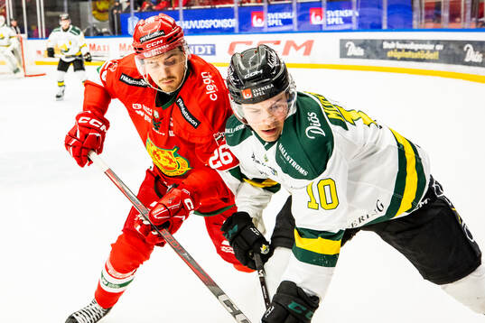 Moras Eero Teräväinen och Östersunds Johan Mörnsjö