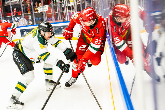 Östersunds Alexander Anderberg och Moras Gustav Olhaver