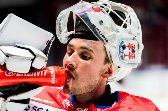 Timrås målvakt Jacob Johansson