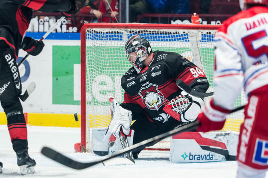 Malmö Redhawks målvakt Marek Langhamer