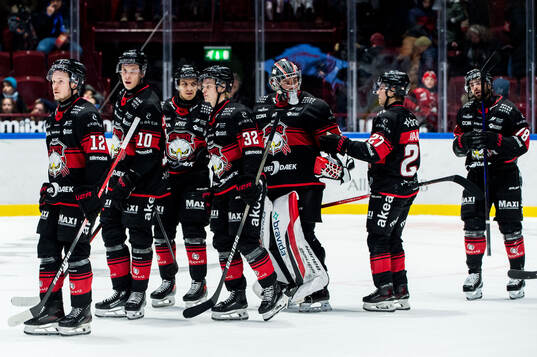 Timrås spelare jublar