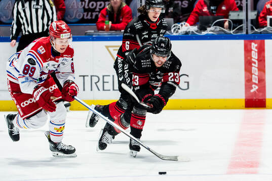 Timrås Oliver Kapanen och Malmö Redhawks Christoffer