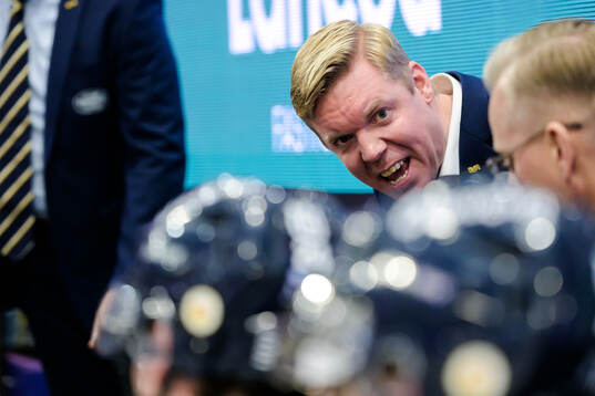 HV71s tränare Anton Blomqvist