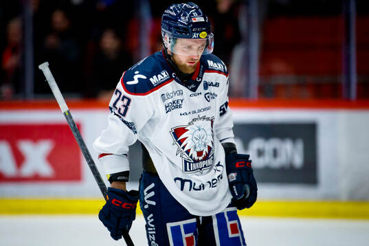 Linköpings Robin Kovacs deppar