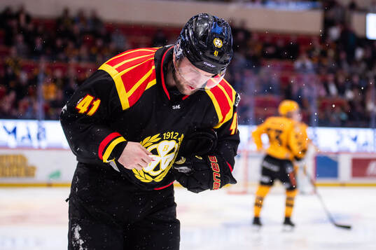Brynäs Greg Scott har ont