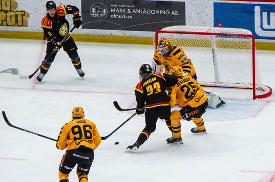 Brynäs Oskar Lindblom och Skellefteås Pontus Johansson