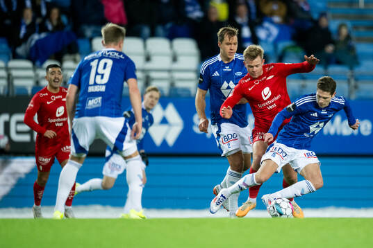 Aune Selland Heggebø of Brann and Markus Andre Kaasa of