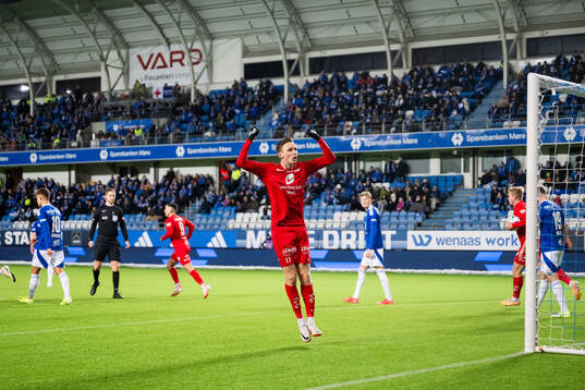 Joachim Soltvedt of Brann celebrates