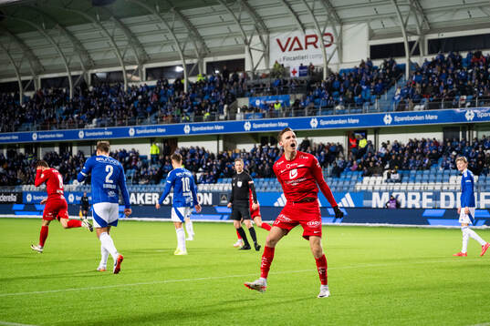 Joachim Soltvedt of Brann celebrates