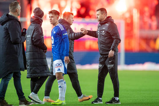 Head coach Eirik Horneland of Brann looks dejected