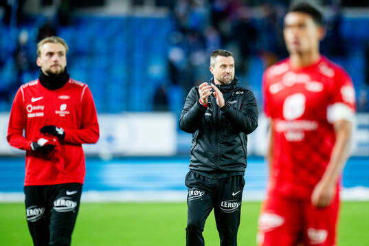 Head coach Eirik Horneland of Brann looks dejected