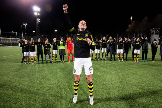 AIKs Jennie Nordin jublar
