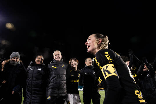AIKs Jennie Nordin jublar