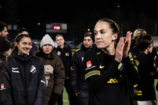 AIKs Anna Oscarsson jublar