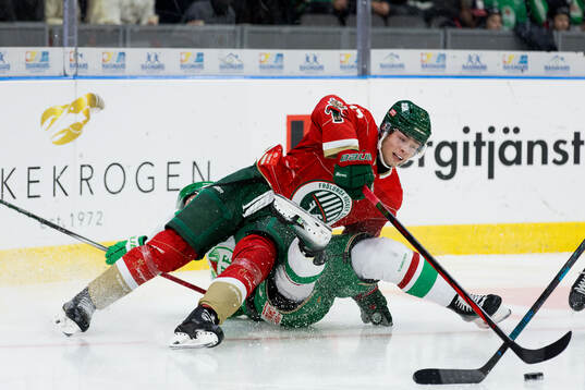 Rögles Anton Bengtsson och Frölundas Isac Born