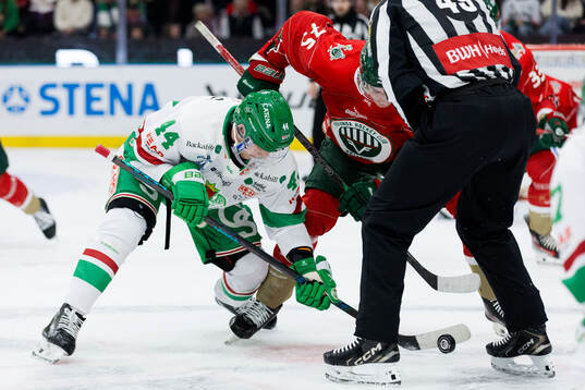 Rögles Jacob Peterson och Frölundas David Edstrom