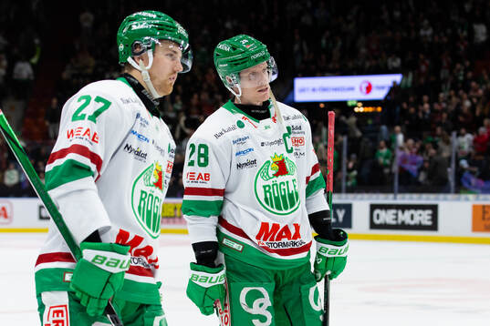 Rögles Linus Sjödin och Anton Bengtsson  deppar