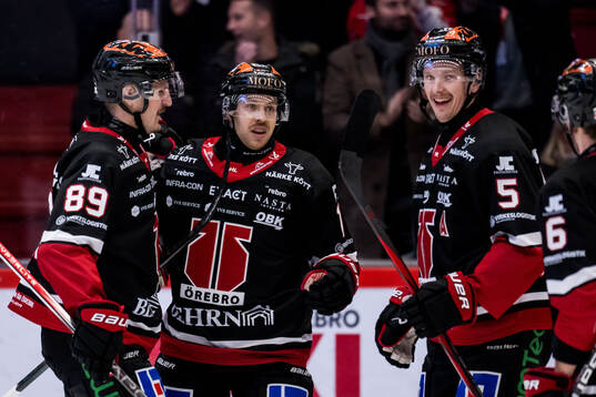 Örebros Patrik Karlkvist, Kalle Kossila och Gustav